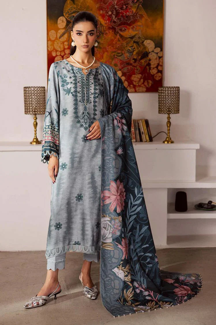 Nureh - Signature Prints Printed Linen Jacquard Collecton Vol 4 - SP-193 - Unstitched