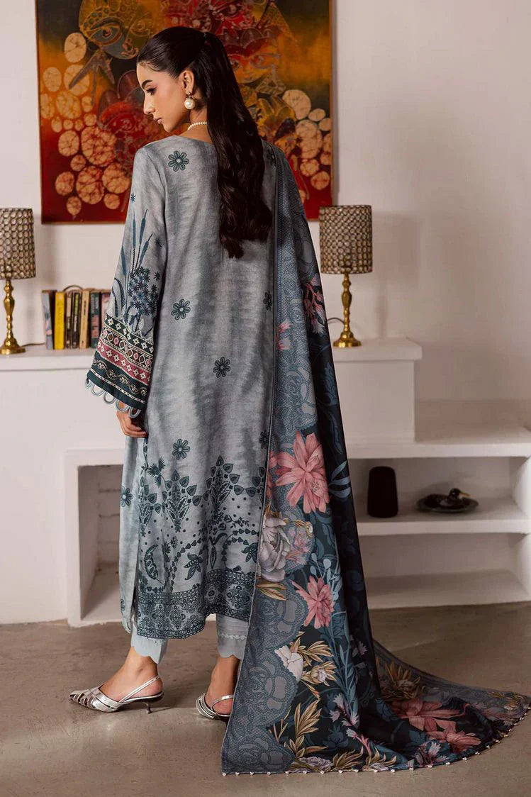 Nureh - Signature Prints Printed Linen Jacquard Collecton Vol 4 - SP-193 - Unstitched