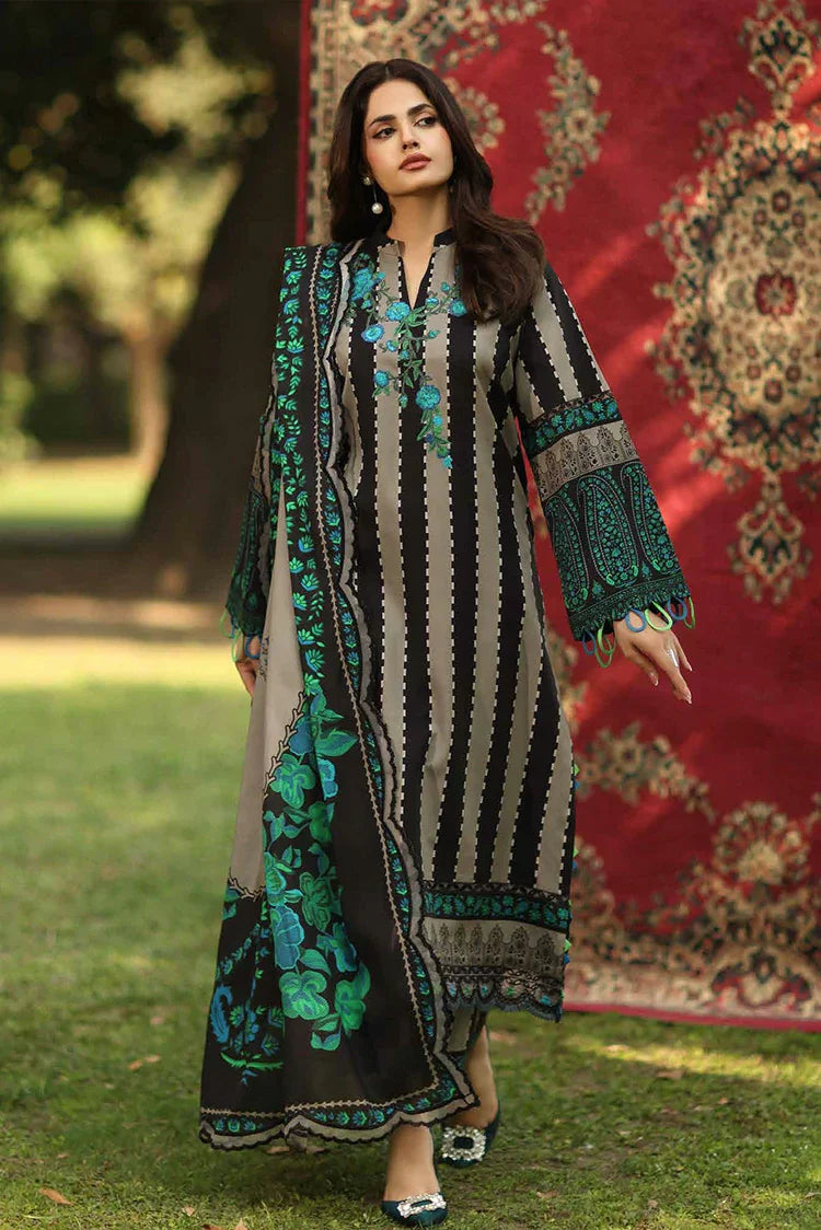 Charizma - Aniiq Embroidered Printed Linen Collection Vol 2 - ANW6-11 - Unstitched