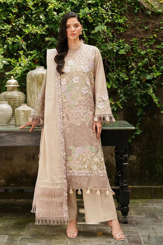 Asifa & Nabeel - Pashmina Luxe Luxury Collection - Blanc LWC25-03 - Unstitched