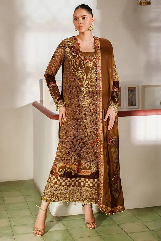 Asifa & Nabeel - Pashmina Luxe Luxury Collection - Cedar LWC25-08 - Unstitched