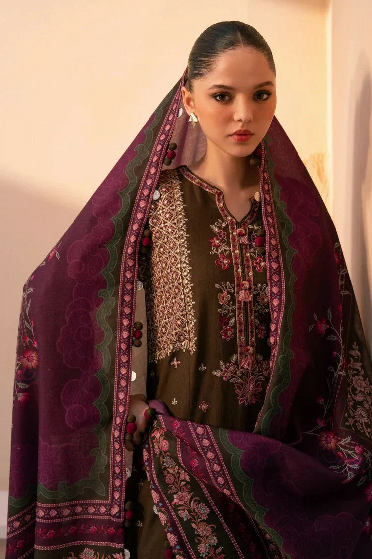 Xenia - Rang E Khizaan Winter Slub Collection - AZRA-D-12 - Unstitched