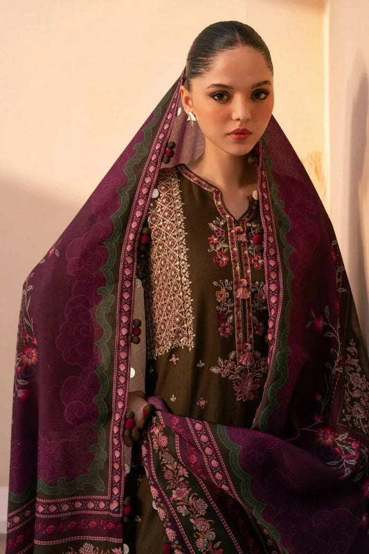 Xenia - Rang E Khizaan Winter Slub Collection - AZRA-D-12 - Unstitched