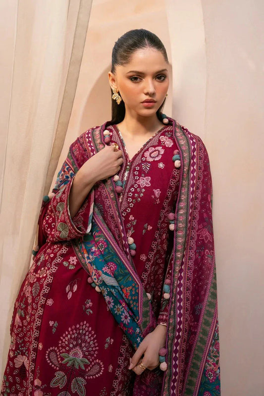Xenia - Rang E Khizaan Winter Slub Collection - DEEMAH-D-02 - Unstitched