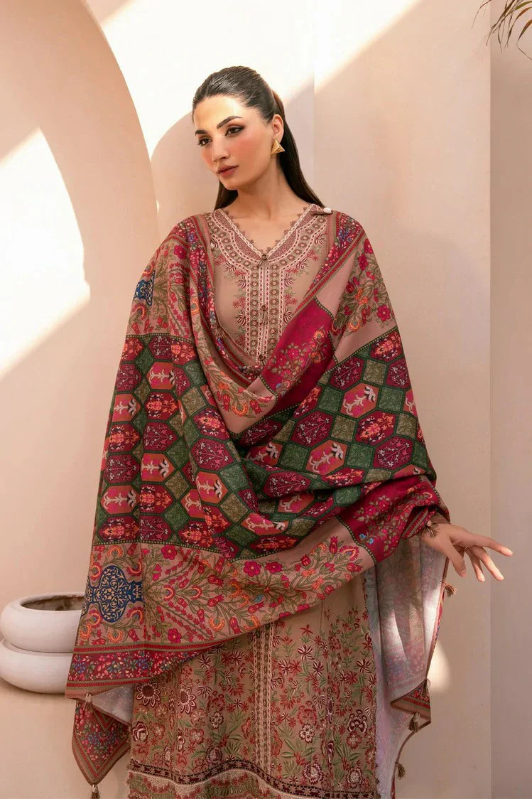 Xenia - Rang E Khizaan Winter Slub Collection - DAFIYAH-D-04 - Unstitched