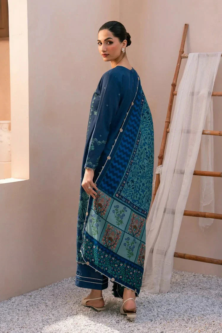 Xenia - Rang E Khizaan Winter Slub Collection - SAIRA-D-05 - Unstitched
