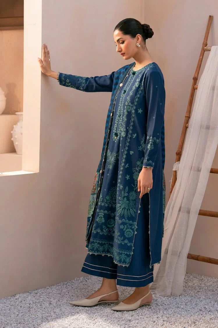 Xenia - Rang E Khizaan Winter Slub Collection - SAIRA-D-05 - Unstitched
