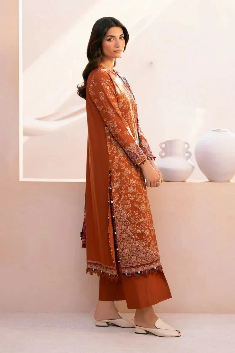 Xenia - Rang E Khizaan Winter Slub Collection - SALIAH-D-07 - Unstitched