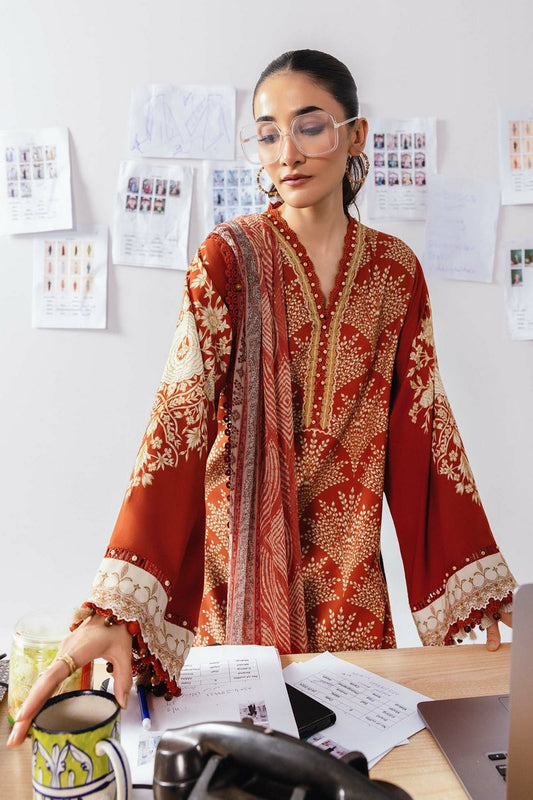 Maria B - M Basics Winter Collection - MB-CUS25-1108B - Unstitched