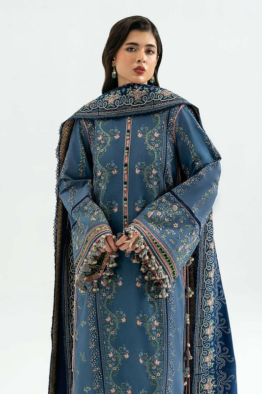 Hussain Rehar - Khaddar Unstitched Collection - 10 Saya - Unstitched