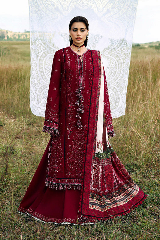 Hussain Rehar - Khaddar Unstitched Collection - 01 Mahrani - Unstitched