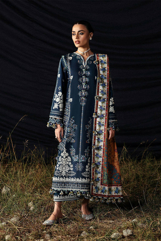 Hussain Rehar - Khaddar Unstitched Collection - 03 Chashm-e-Bahr - Unstitched