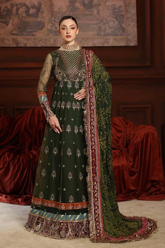 Nureh - Alfaaz Festive Embroidered & Embellished Chiffon Collection - NL-89 - Unstitched
