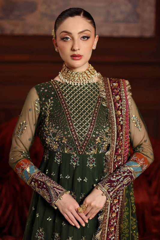 Nureh - Alfaaz Festive Embroidered & Embellished Chiffon Collection - NL-89 - Unstitched