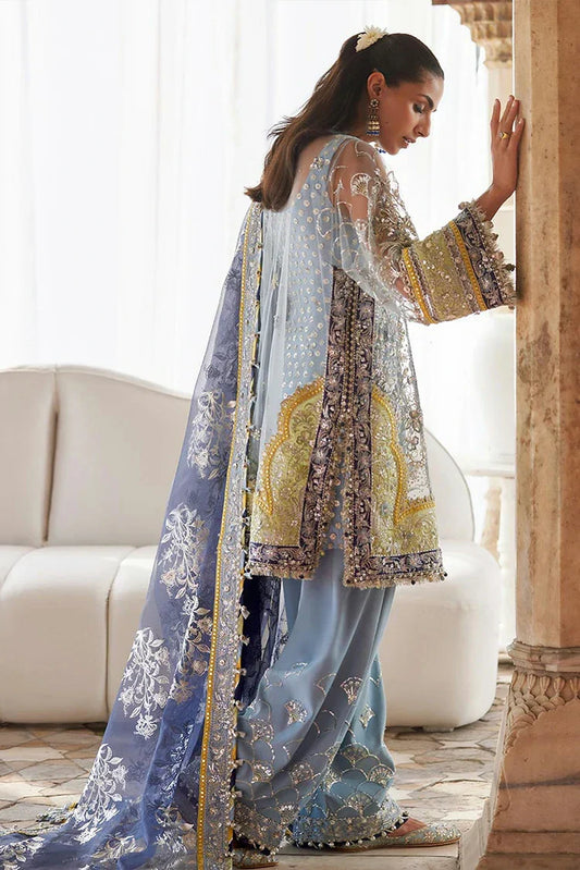 Zaha - Gossamer Wedding Festive Collection - NILOFAR-E-SHAAM ZC25-04 - Unstitched