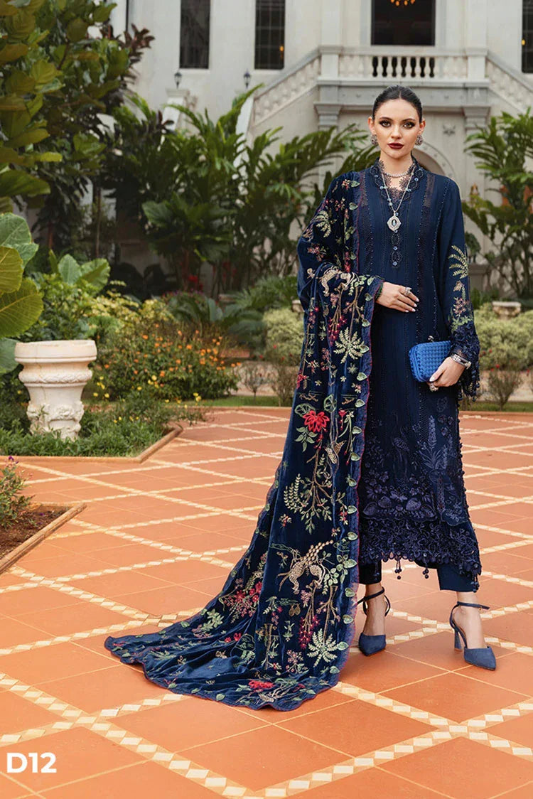 Maria B - Winter Luxe Linen Collection - WL-1312 - Unstitched