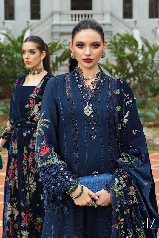 Maria B - Winter Luxe Linen Collection - WL-1312 - Unstitched