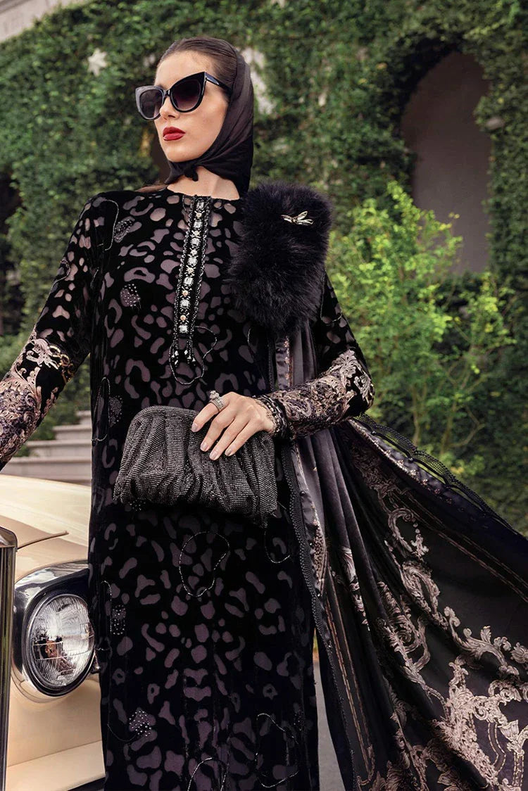 Maria B - Winter Luxe Linen Collection - WL-1301 - Unstitched