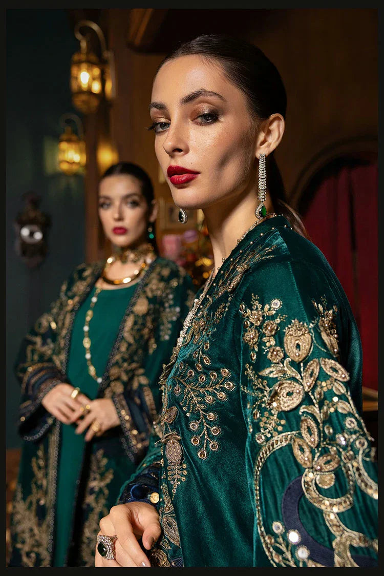 Maria B - Winter Luxe Linen Collection - WL-1302 - Unstitched