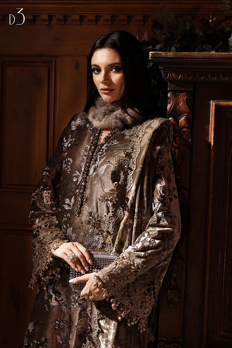 Maria B - Winter Luxe Linen Collection - WL-1303 - Unstitched