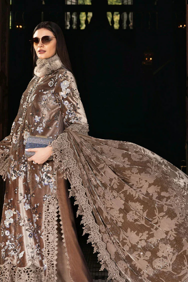 Maria B - Winter Luxe Linen Collection - WL-1303 - Unstitched