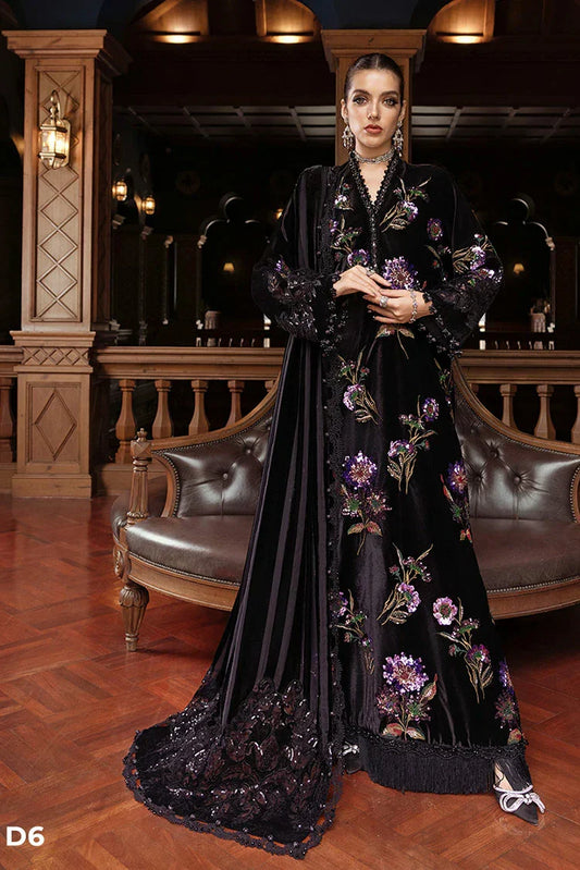 Maria B - Winter Luxe Linen Collection - WL-1306 - Unstitched