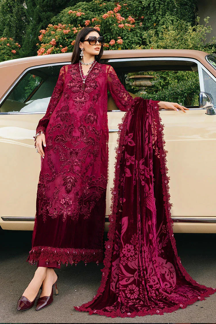 Maria B - Winter Luxe Linen Collection - WL-1308 - Unstitched