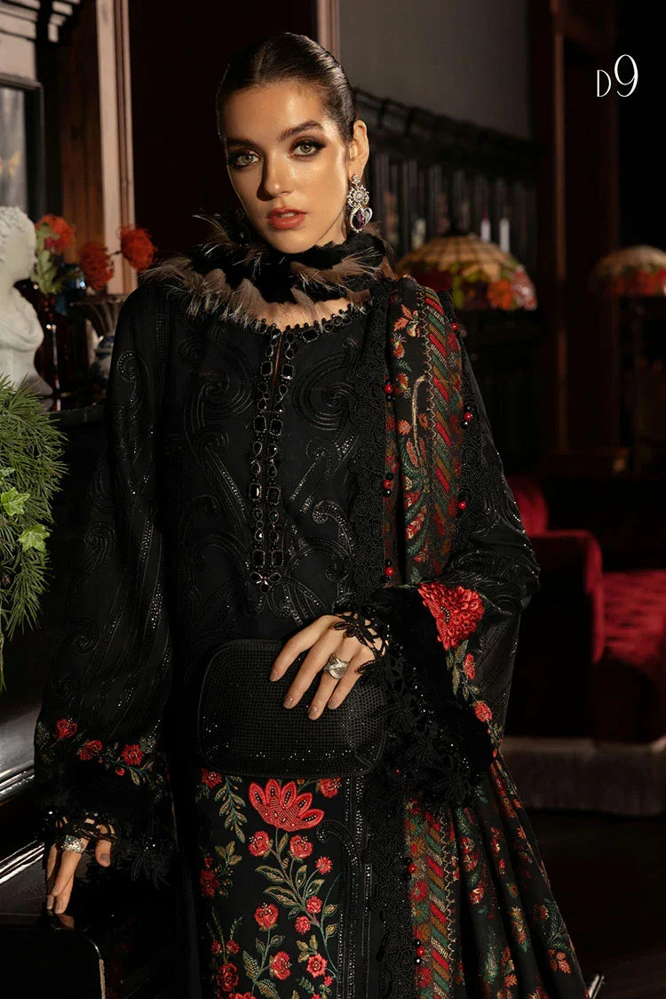 Maria B - Winter Luxe Linen Collection - WL-1309 - Unstitched