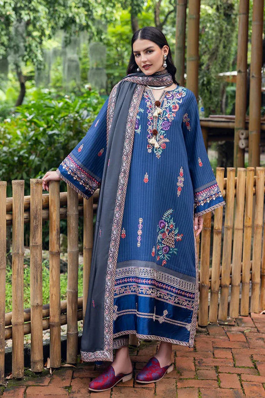 Mushq - Hemline Symphony Karandi Collection - 10U-Granite Song - Unstitched