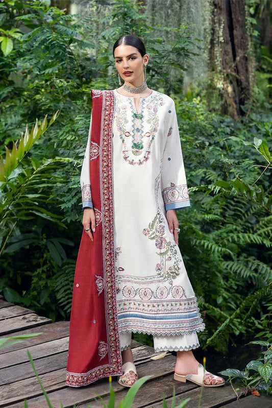 Mushq - Hemline Symphony Karandi Collection - 01U-Coper Blaze - Unstitched