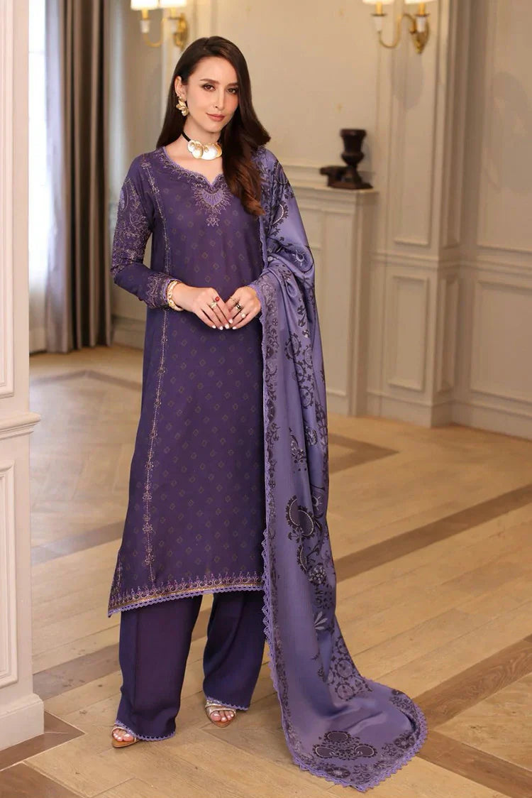 Noor by Saadia Asad - Noor Winter Embroidered Printskhaas Collection - Design 6B - Unstitched