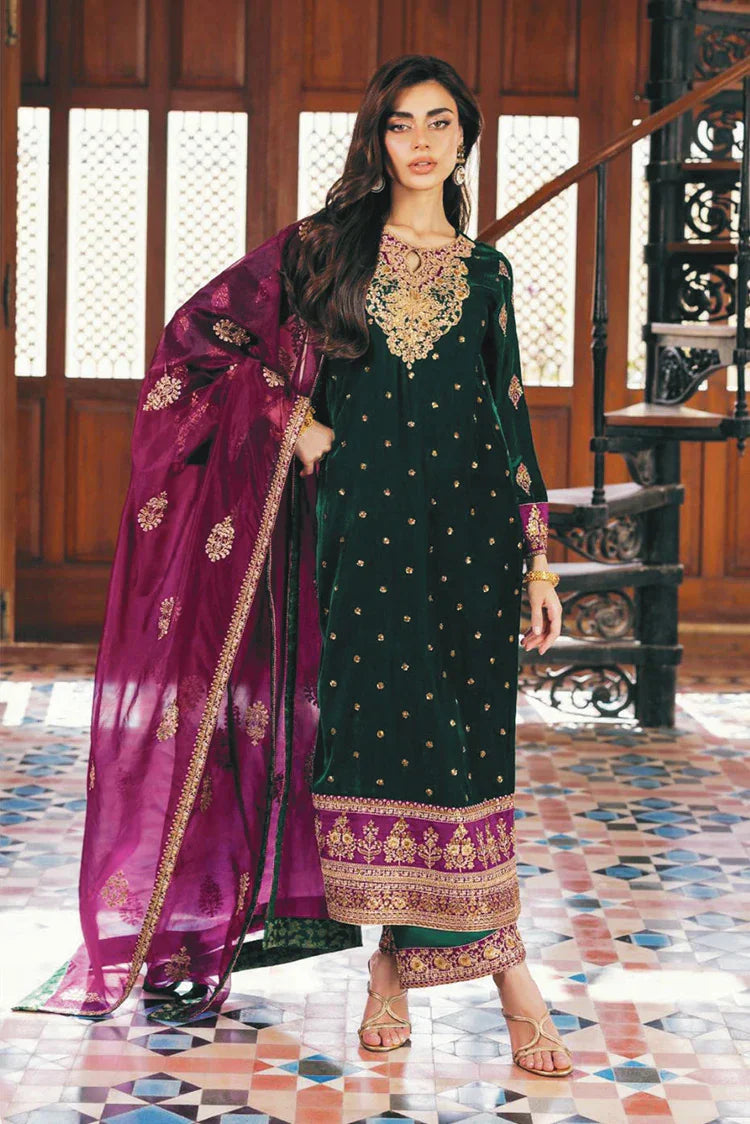 Zainab Chottani - Luxury Velvet Collection - 02 Esha - Unstitched