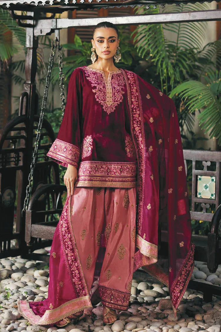 Zainab Chottani - Luxury Velvet Collection - 03 Rubi - Unstitched