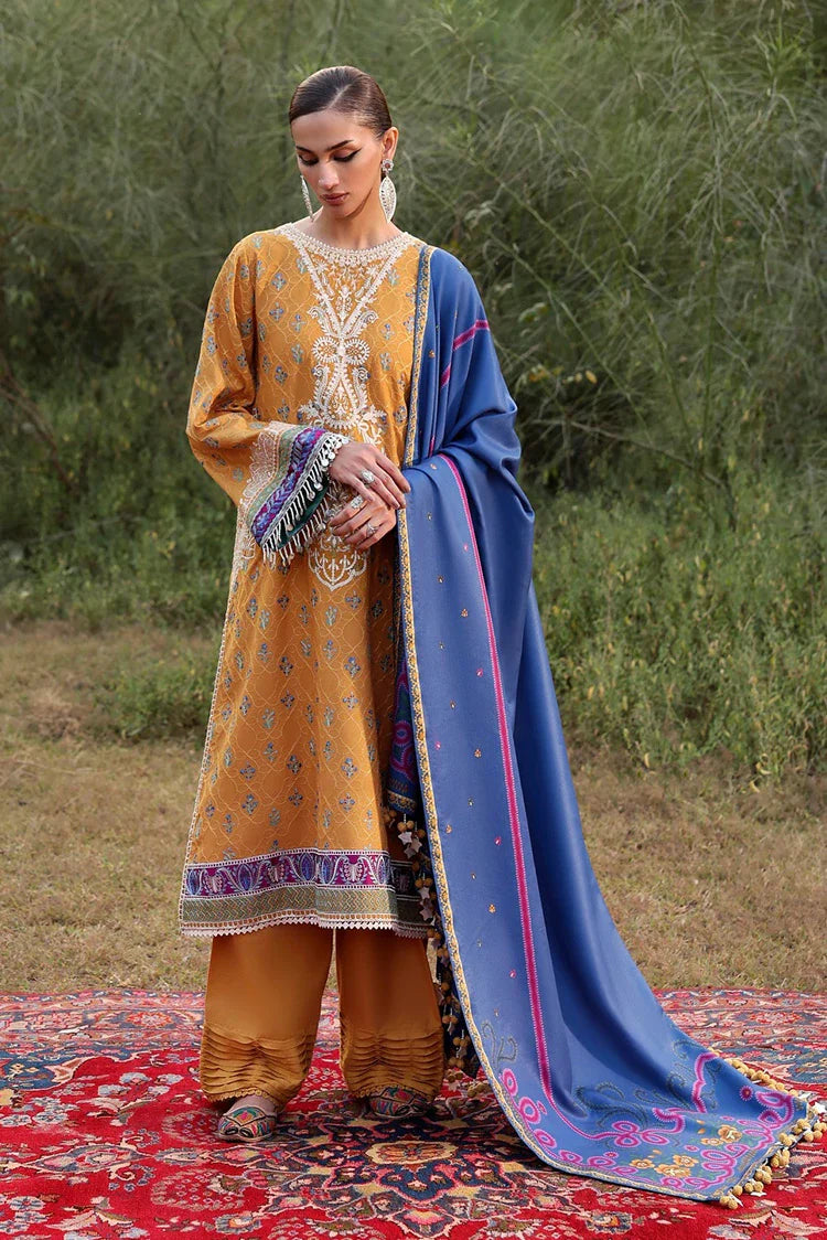 Sadaf Fawad Khan - Sirra Unstitched Winter Collection - D10 GUL BAHAR - Unstitched