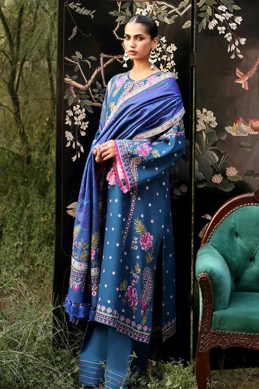 Sadaf Fawad Khan - Sirra Unstitched Winter Collection - D3 RAYHA - Unstitched