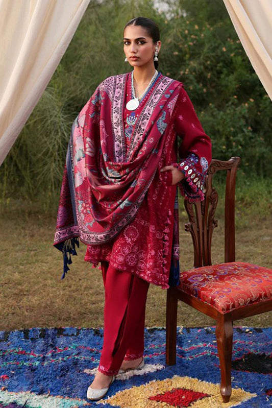 Sadaf Fawad Khan - Sirra Unstitched Winter Collection - D6 PARISSA - Unstitched