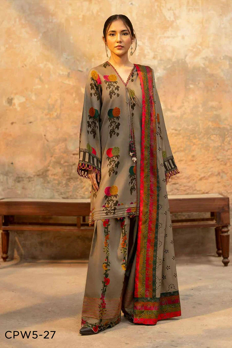 Charizma - C Prints Printed Linen Collection Vol 3 - CPW5-27 - Unstitched