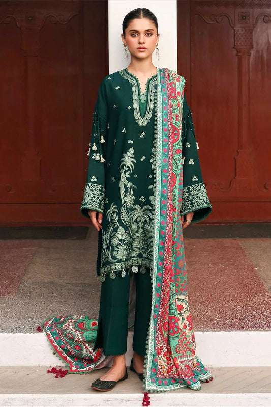 Republic Womenswear - Amaris Winter Shawl Collection - D7-Celeste - Unstitched