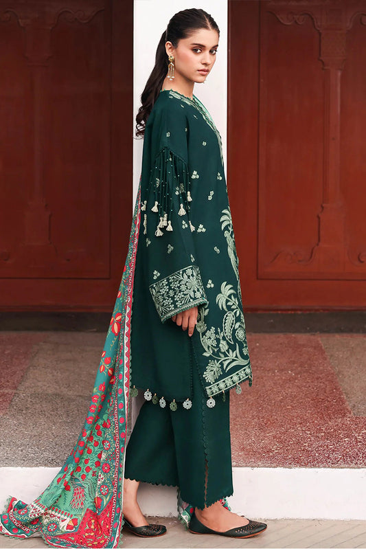 Republic Womenswear - Amaris Winter Shawl Collection - D7-Celeste - Unstitched