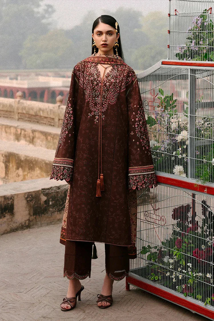 Hussain Rehar - Jugnu Khaddar Autumn Winter Edit 2 - Sena-1204 - Unstitched