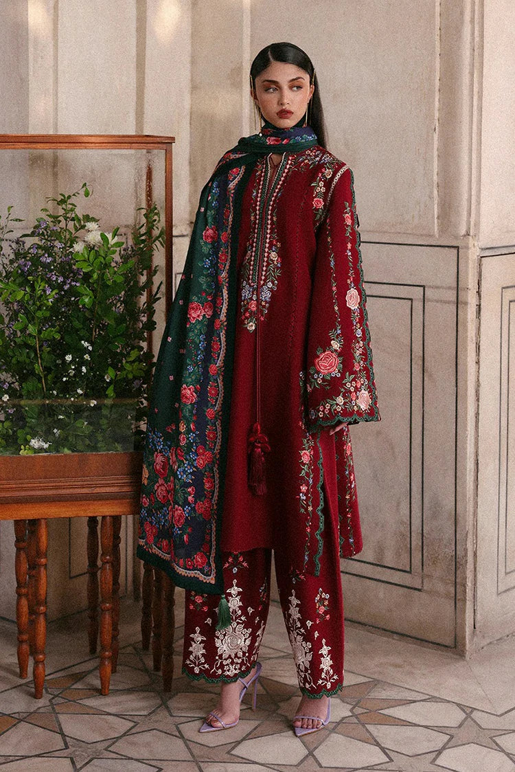 Hussain Rehar - Jugnu Khaddar Autumn Winter Edit 2 - Gulshan-1206 - Unstitched