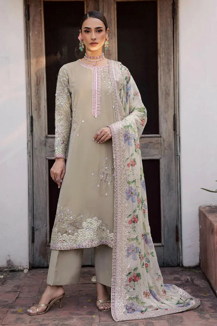 Nureh - Maya Embroidered Velvet Collection Vol 3 - NW-119 - Unstitched