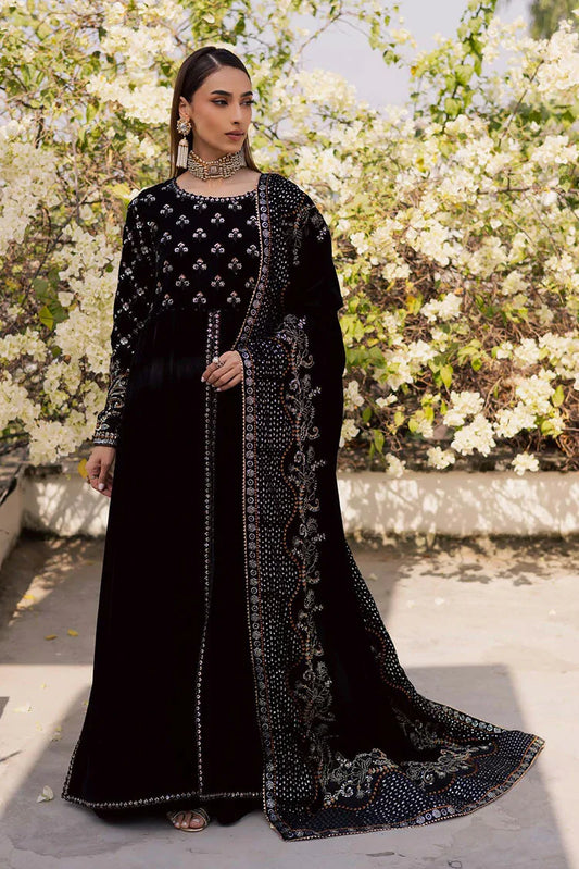 Nureh - Maya Embroidered Velvet Collection Vol 4 - NW-125 - Unstitched