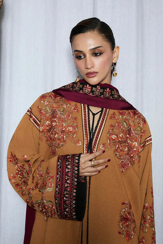 Hussain Rehar - Jugnu Karandi Unstitched AW 25 Edit 3 - LD1194-Zrov - Unstitched