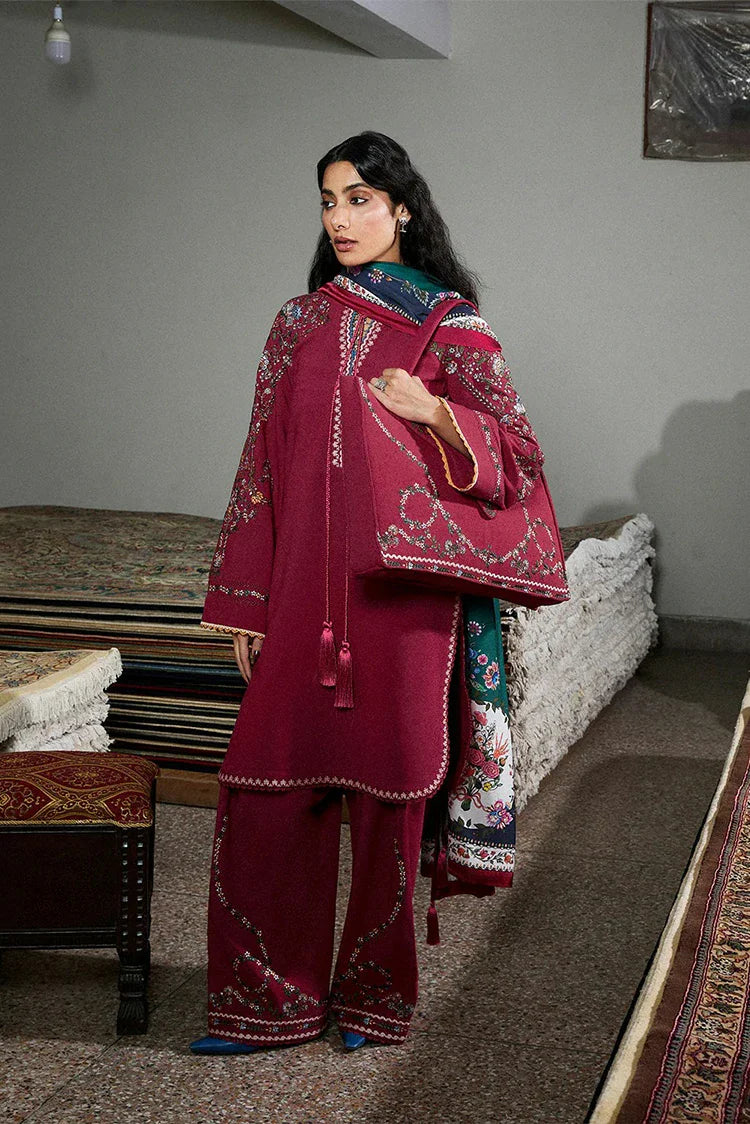 Hussain Rehar - Jugnu Karandi Unstitched AW 25 Edit 3 - LD1195-Hasti - Unstitched