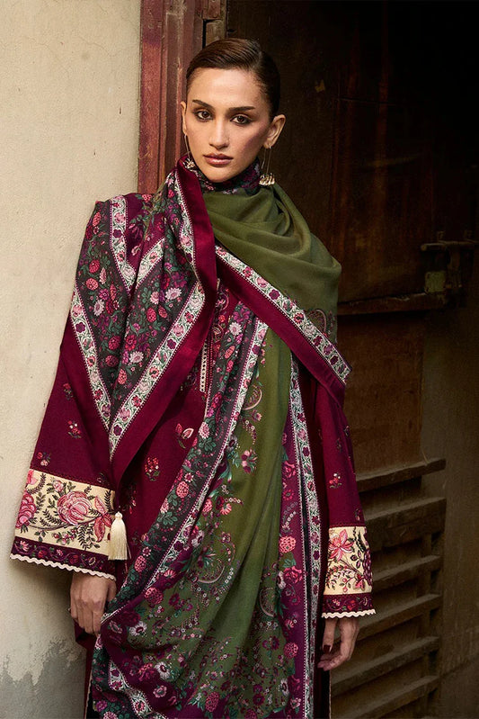 Hussain Rehar - Jugnu Karandi Unstitched AW 25 Edit 3 - LD1217-Tiran - Unstitched