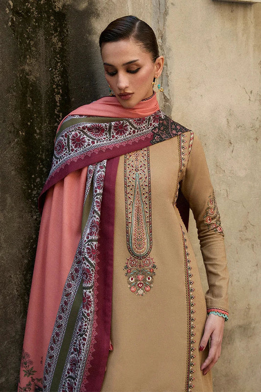 Hussain Rehar - Jugnu Karandi Unstitched AW 25 Edit 3 - LD1218-Dahr - Unstitched