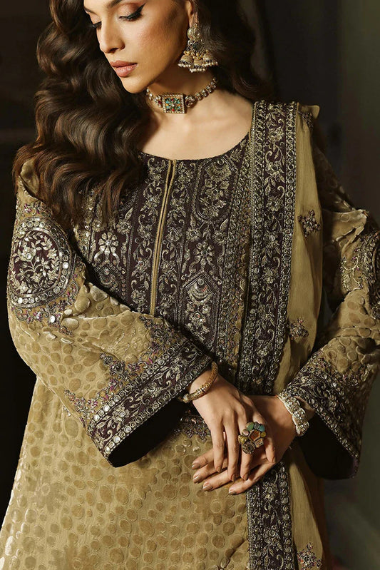 Charizma - Signora Premium Embroidered Plachi Velvet Collection Vol 2 - CVT5-13 - Unstitched