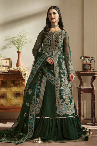 Fabiha Fatima - Mehar O Maah Luxury Festive Collection - 05 EMERALD - Unstitched