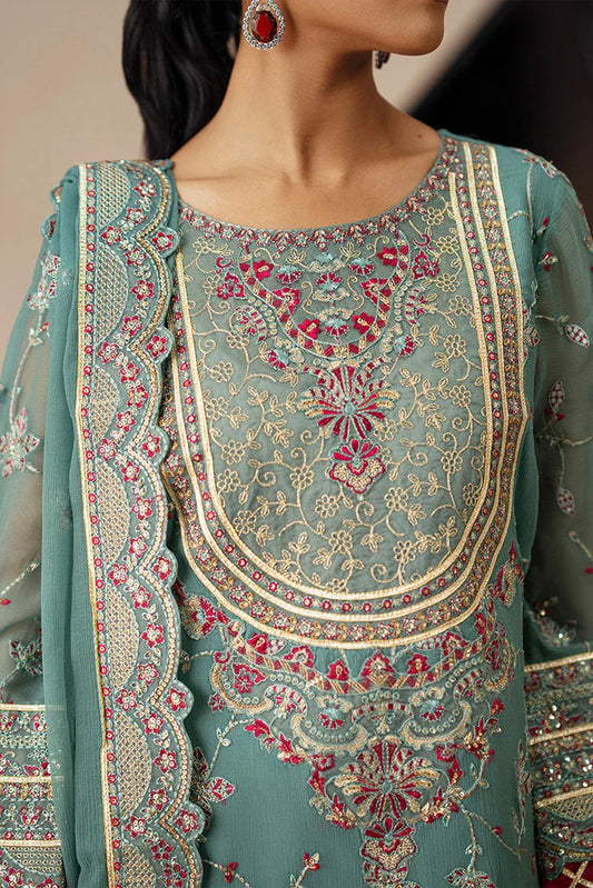 Freesia - Mehrun Luxury Chiffon Collection - FSU-5612 Mahsa - Unstitched